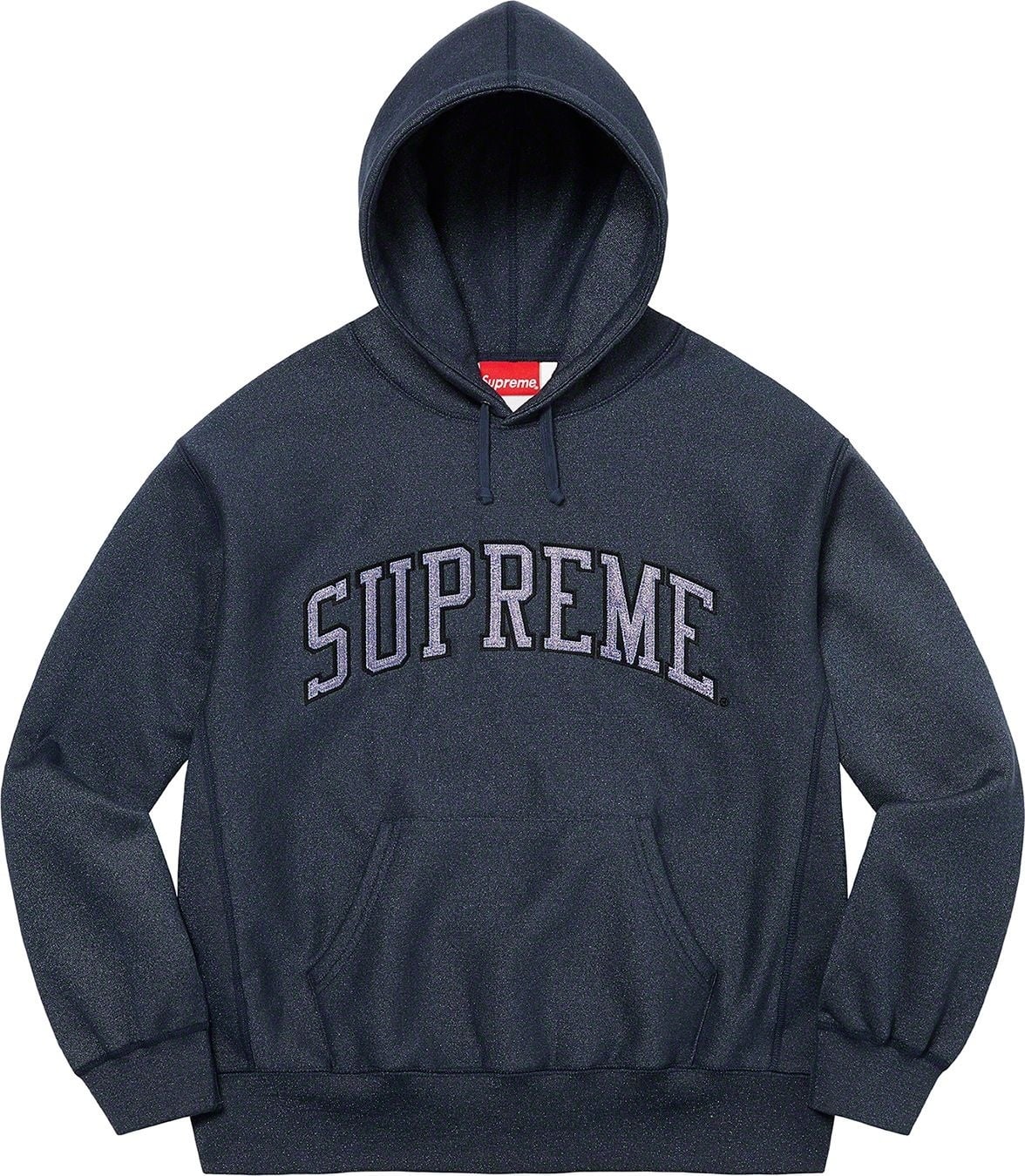 Glitter Arc Hooded Sweatshirt view 8